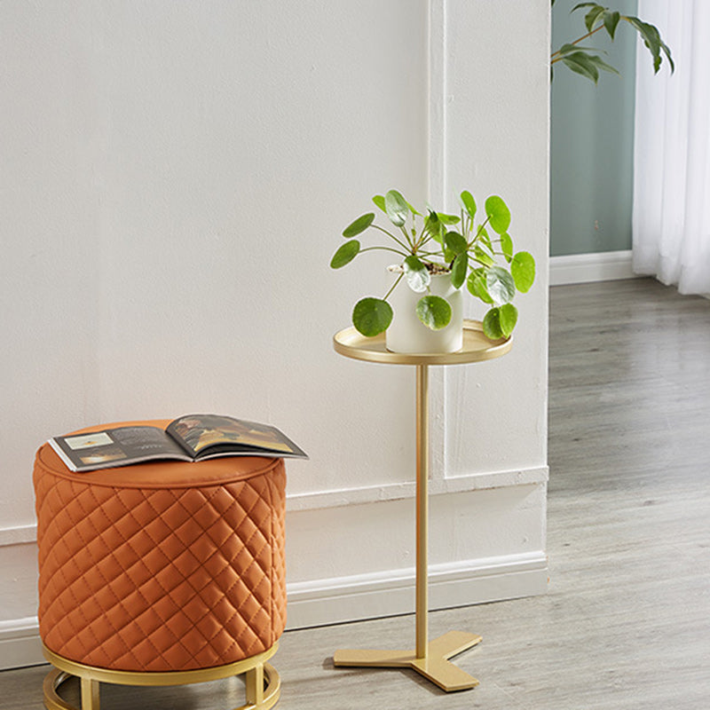 Scandinavian Triangle Iron Side Table