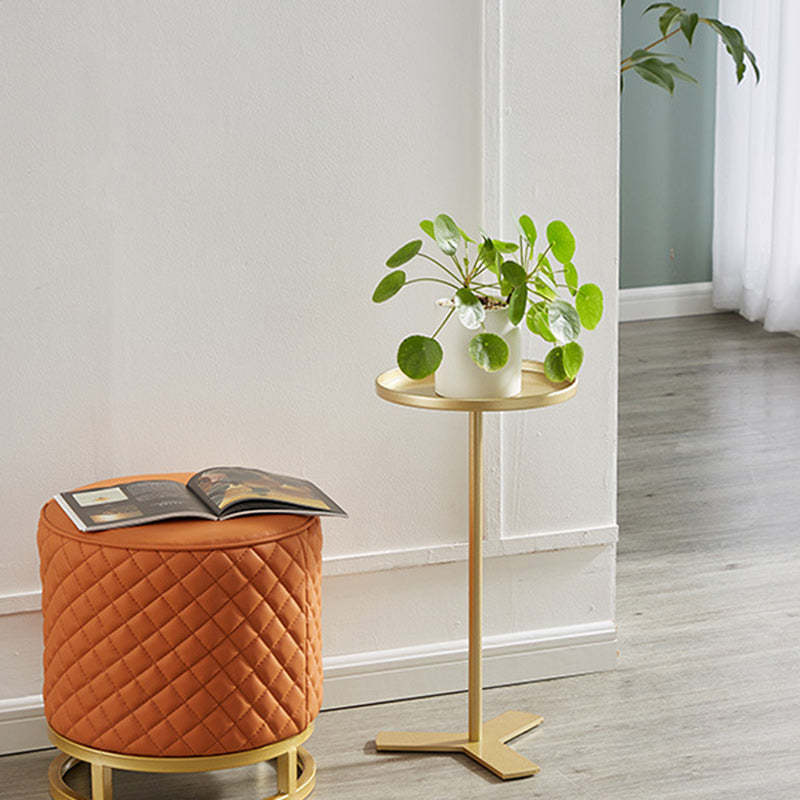 Scandinavian Triangle Iron Side Table