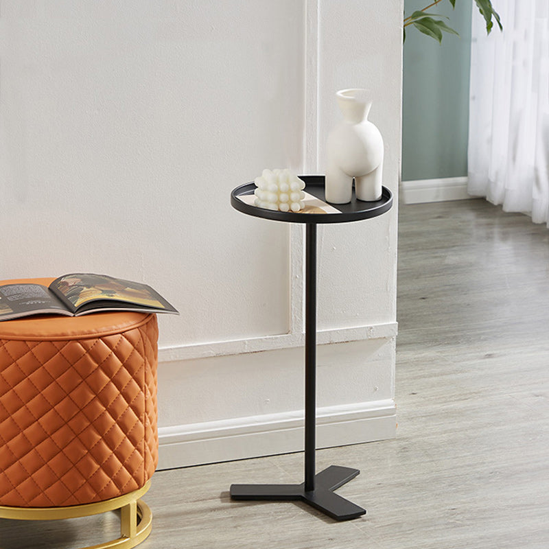 Scandinavian Triangle Iron Side Table