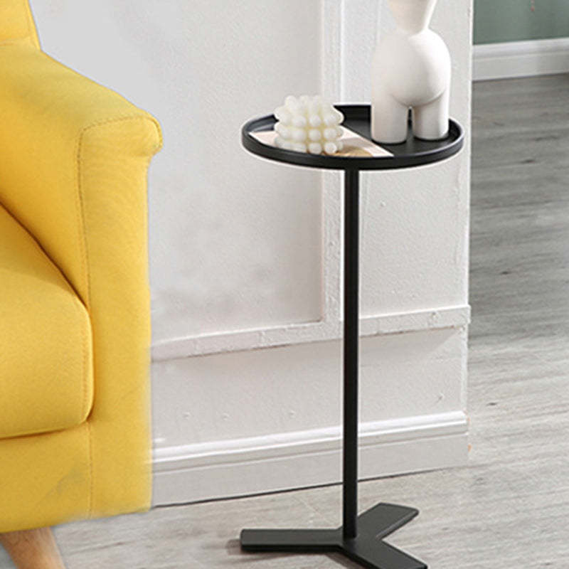 Scandinavian Triangle Iron Side Table
