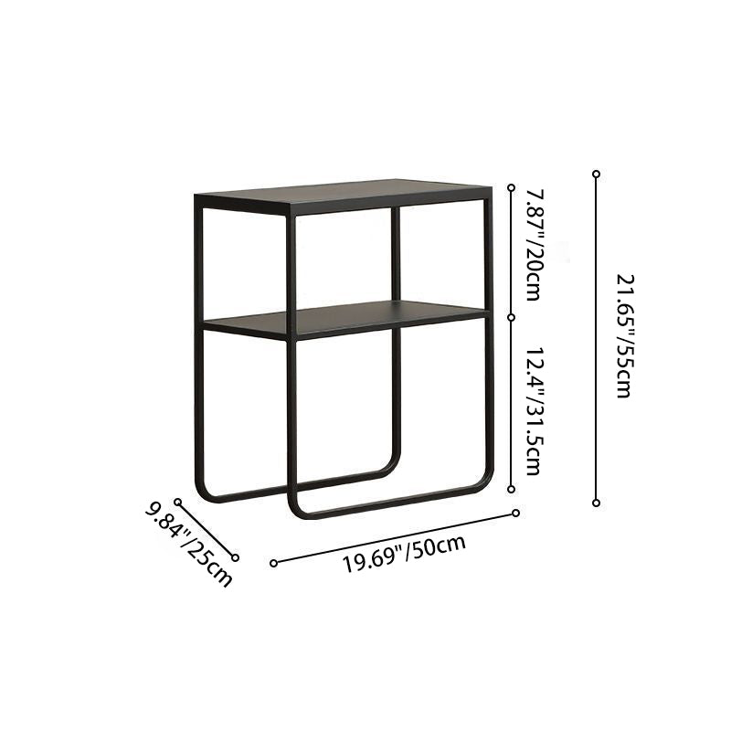 Minimalist Iron Stainless Steel End Table