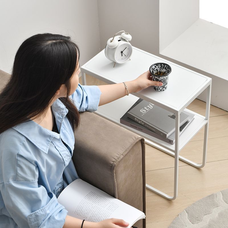 Minimalist Iron Stainless Steel End Table