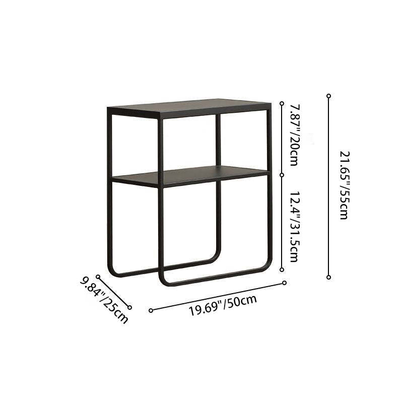 Minimalist Iron Stainless Steel End Table