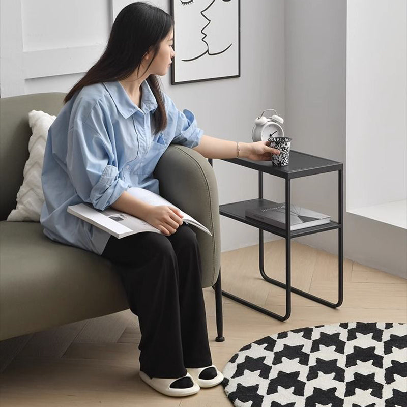 Minimalist Iron Stainless Steel End Table