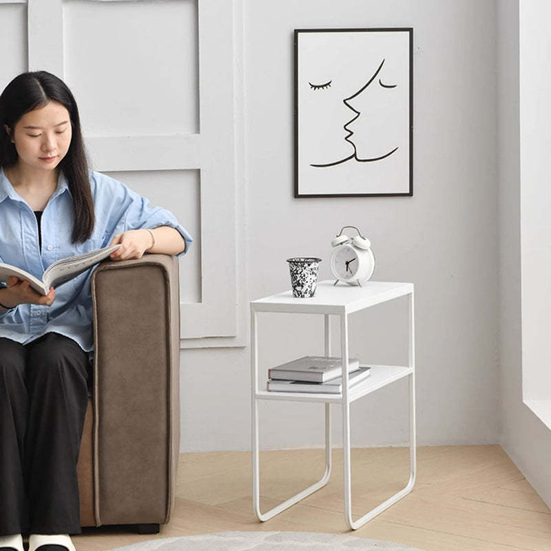 Minimalist Iron Stainless Steel End Table