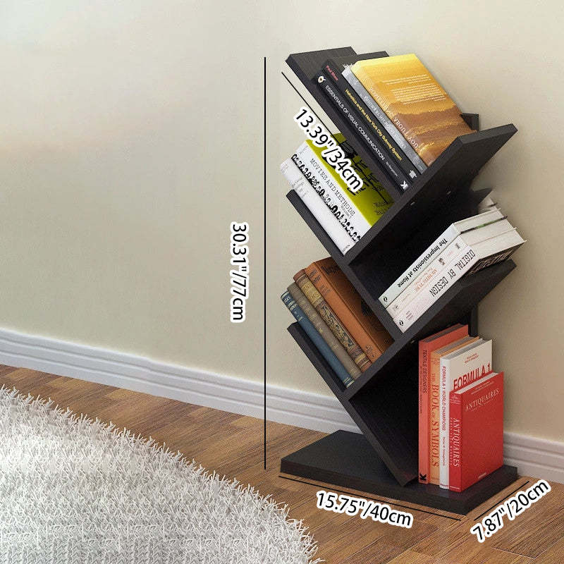 Contemporary Tree Wood Bookshelf
