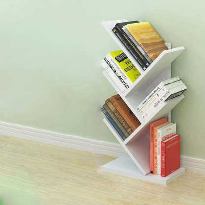 Contemporary Tree Wood Bookshelf