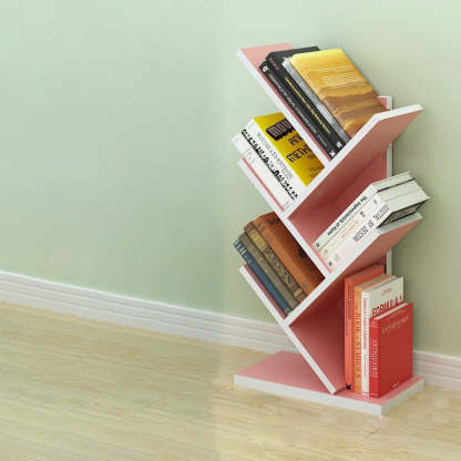 Contemporary Tree Wood Bookshelf