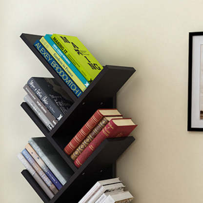 Contemporary Tree Wood Bookshelf — 5 / White Maple Color