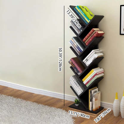 Contemporary Tree Wood Bookshelf