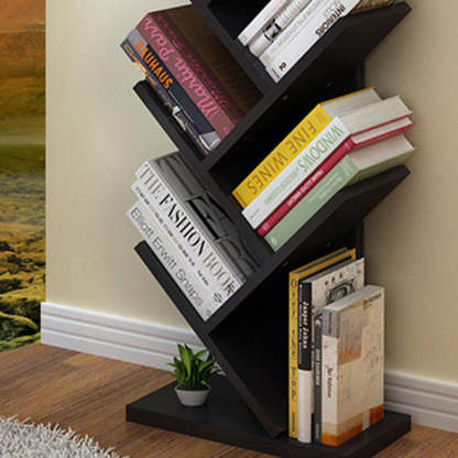 Contemporary Tree Wood Bookshelf — 5 / Brown