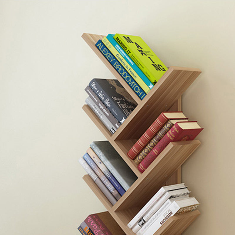 Contemporary Tree Wood Bookshelf — 9 / White