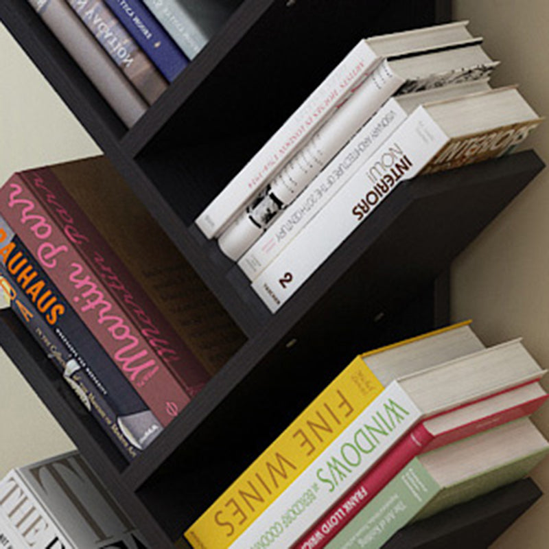 Contemporary Tree Wood Bookshelf — 9 / Pink