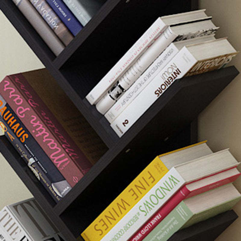 Contemporary Tree Wood Bookshelf — 9 / Pink