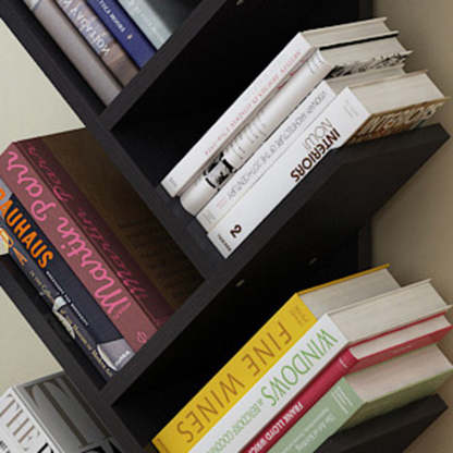 Contemporary Tree Wood Bookshelf — 9 / Pink