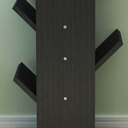Contemporary Tree Wood Bookshelf — 9 / White Maple Color