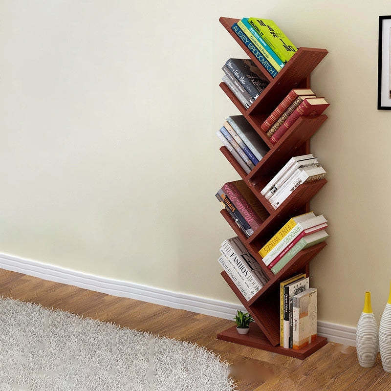 Contemporary Tree Wood Bookshelf