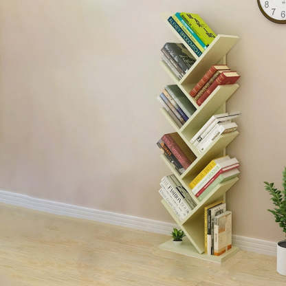 Contemporary Tree Wood Bookshelf
