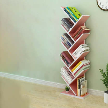 Contemporary Tree Wood Bookshelf