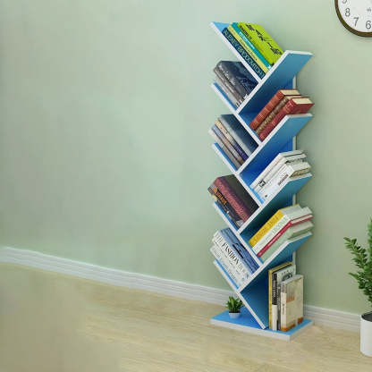 Contemporary Tree Wood Bookshelf
