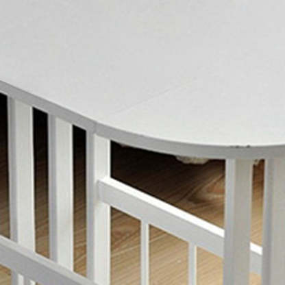 Minimalist Collapsible Oval Coffee Table 3-Tier