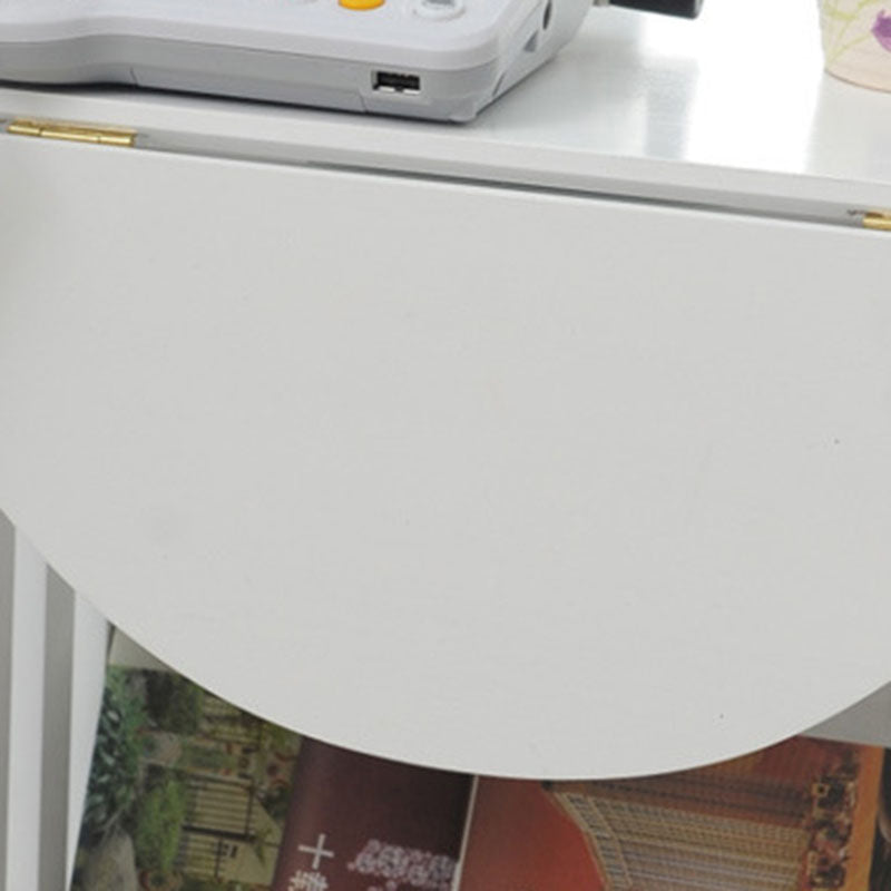 Minimalist Collapsible Oval Coffee Table 3-Tier