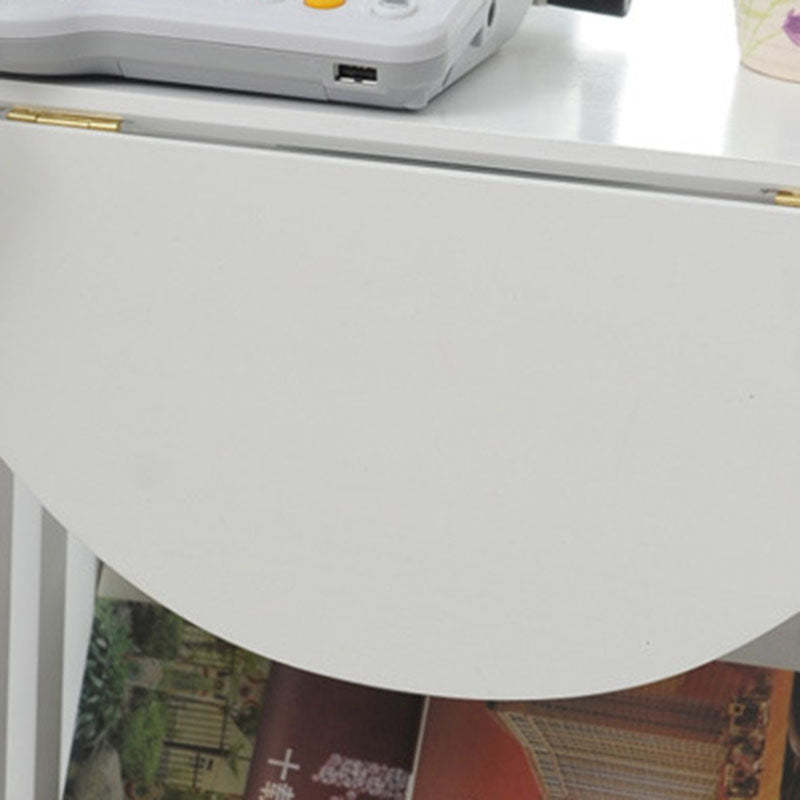 Minimalist Collapsible Oval Coffee Table 3-Tier