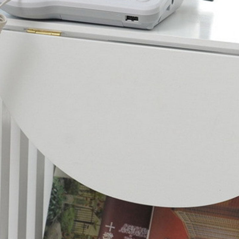 Minimalist Collapsible Oval Coffee Table 3-Tier