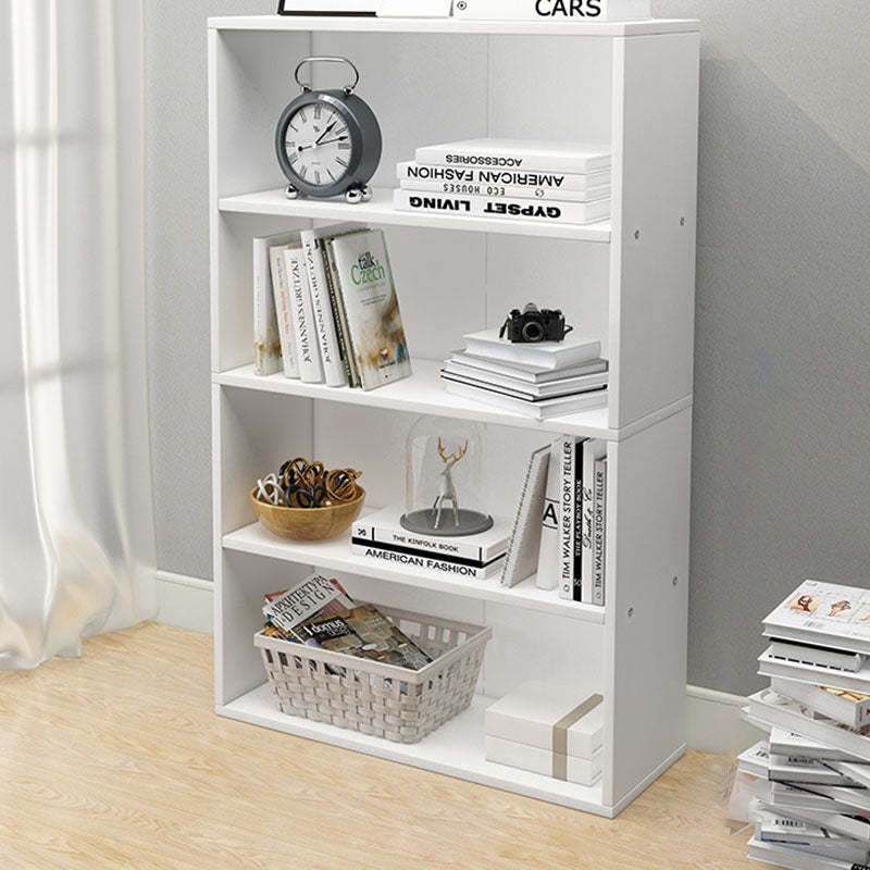 Minimalist Rectangular Wood Bookshelf 2-5 Tier