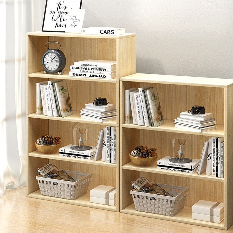 Minimalist Rectangular Wood Bookshelf 2-5 Tier — 2 / Original Wild Oak
