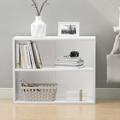 Minimalist Rectangular Wood Bookshelf 2-5 Tier