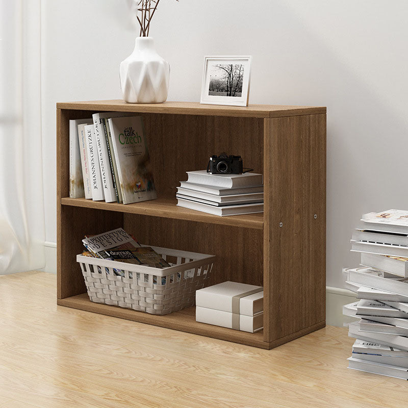 Minimalist Rectangular Wood Bookshelf 2-5 Tier — 4 / Original Wild Oak
