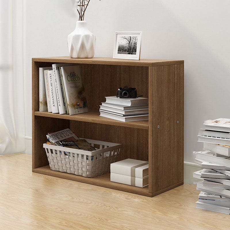 Minimalist Rectangular Wood Bookshelf 2-5 Tier — 4 / Original Wild Oak