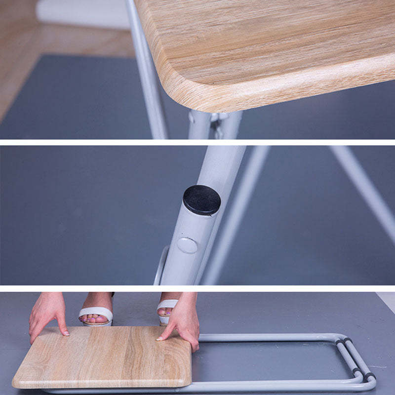 Minimalist Foldable Density Steel Side Table — Green