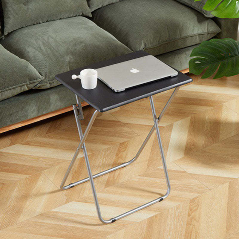 Minimalist foldable density black end & side tables