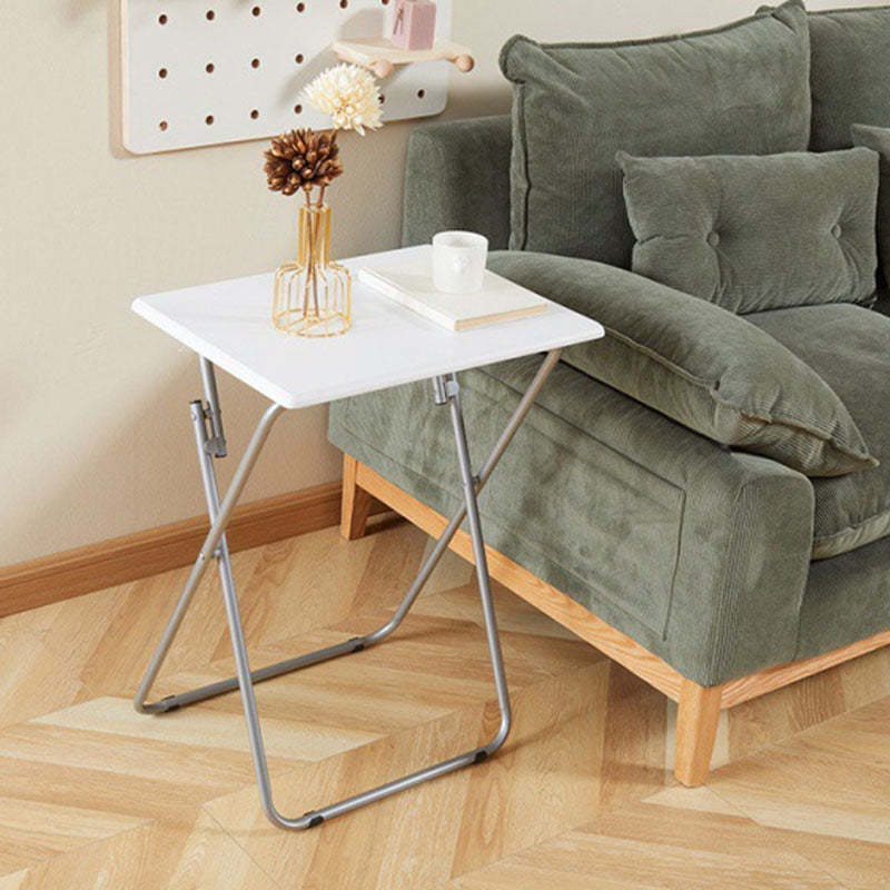 Minimalist Foldable Density Steel Side Table — Gray