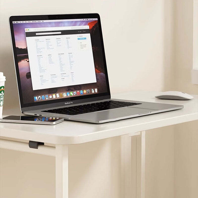 Minimalist Foldable Wood Panel Desk