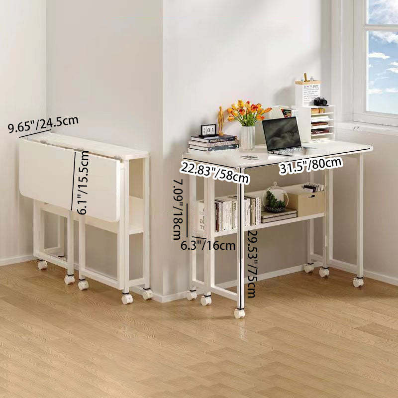 Minimalist Foldable Wood Panel Desk