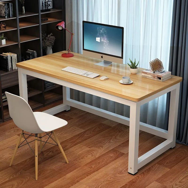Minimalist Grain Plate Steel Desk