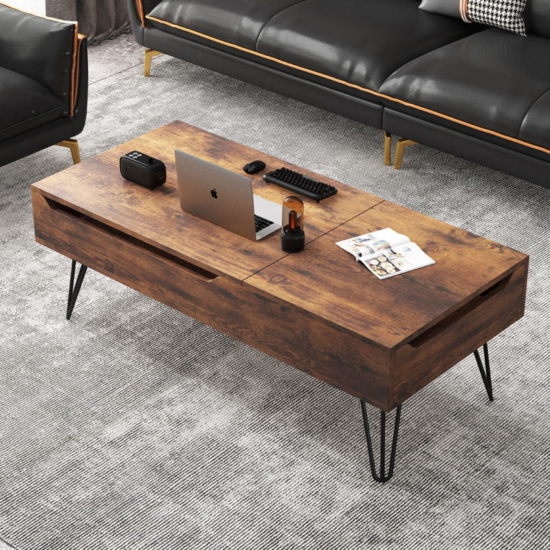 Liftable Wood Storage Coffee Table