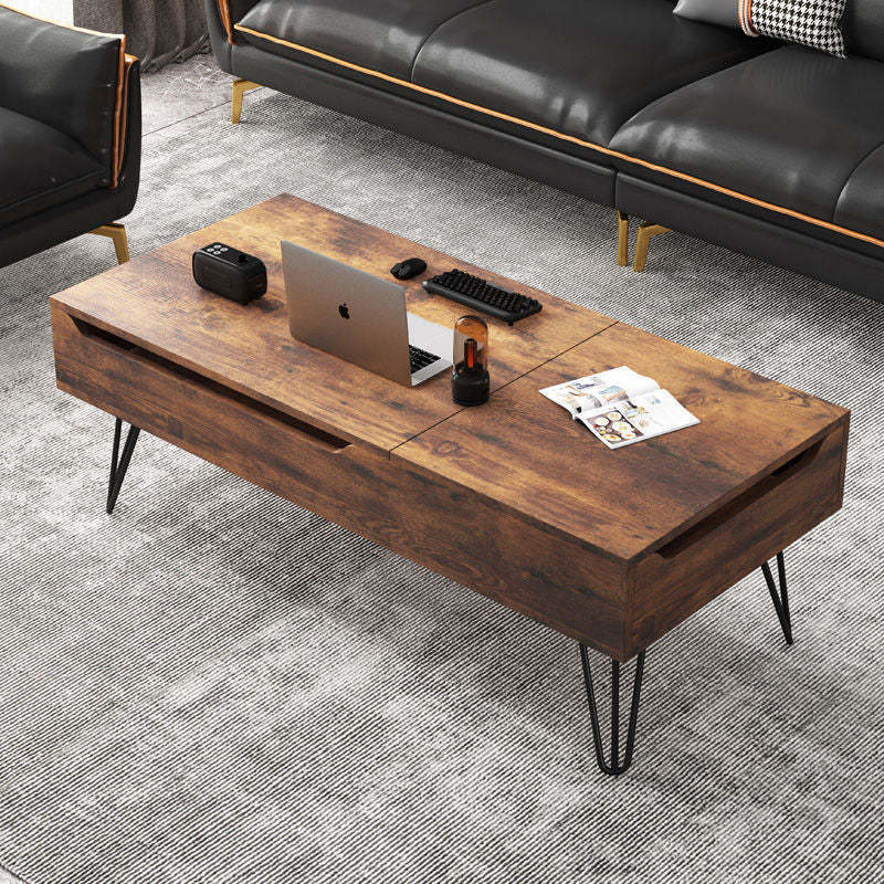 Liftable Wood Storage Coffee Table