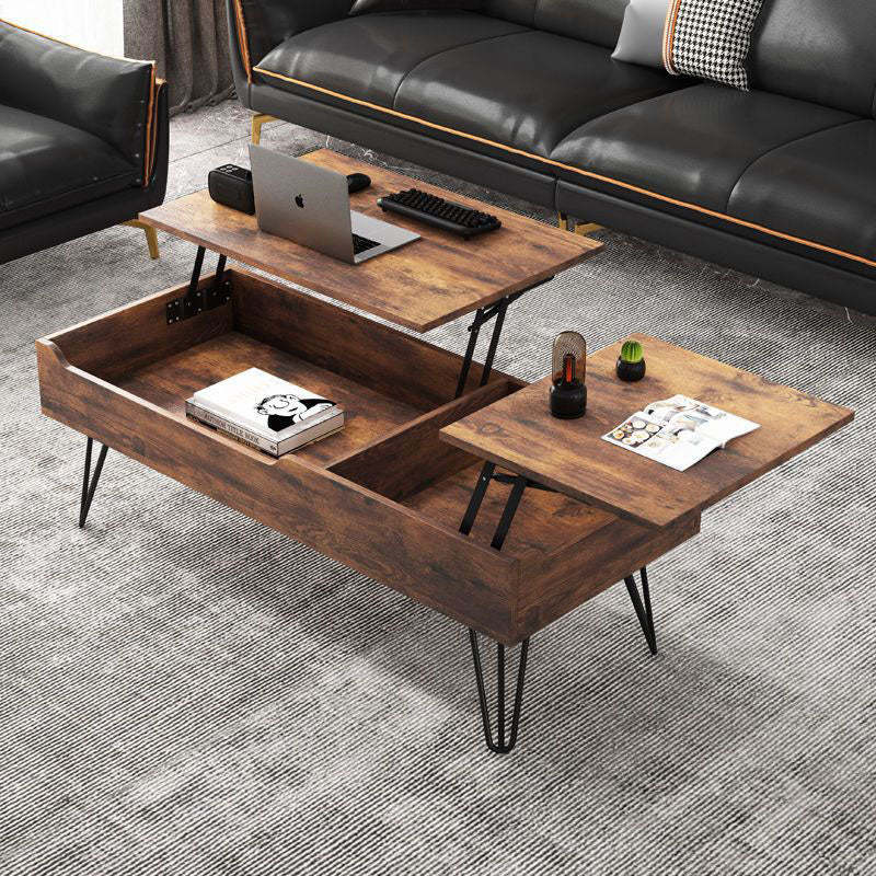 Liftable Wood Storage Coffee Table
