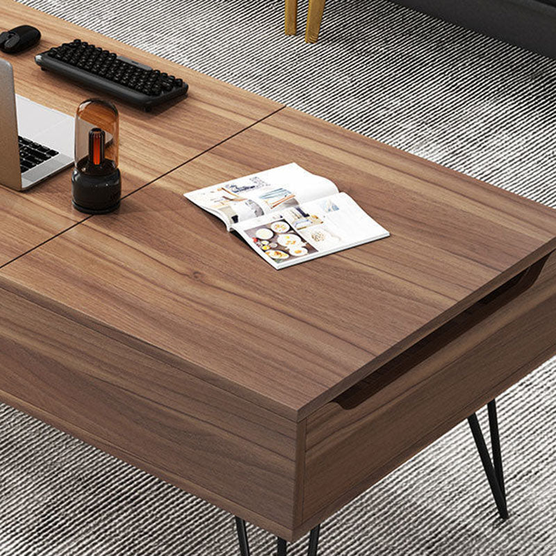 Liftable Wood Storage Coffee Table