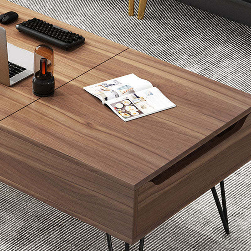 Liftable Wood Storage Coffee Table