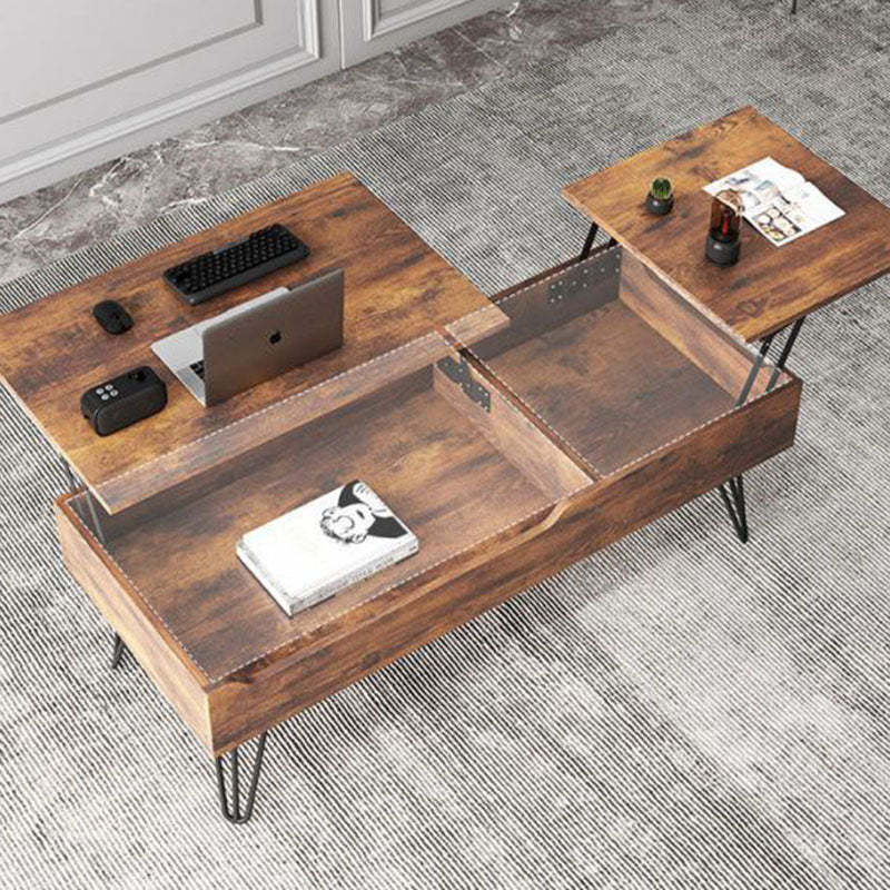 Liftable Wood Storage Coffee Table
