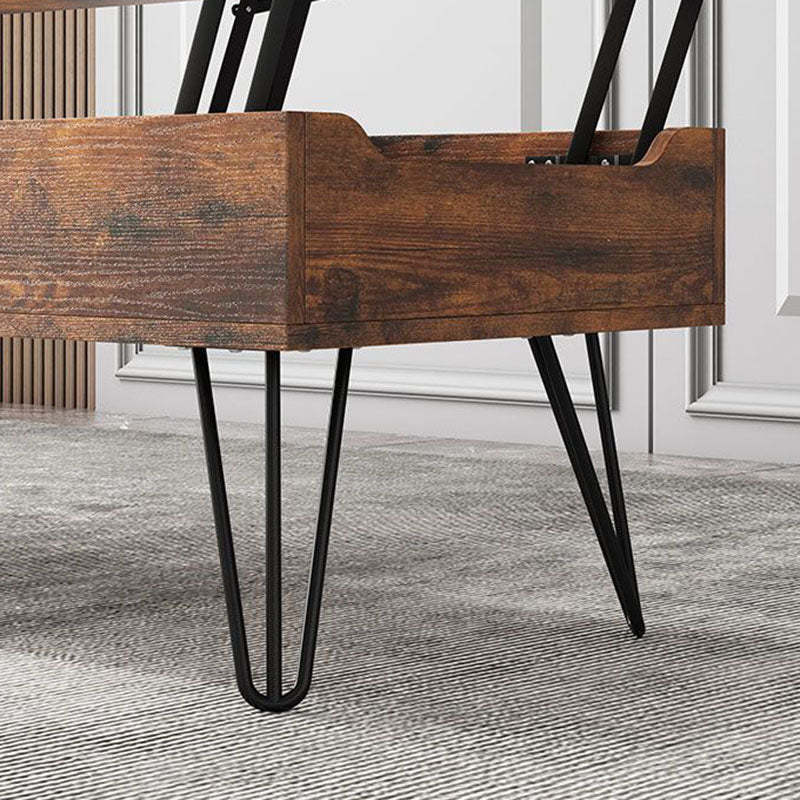 Liftable Wood Storage Coffee Table