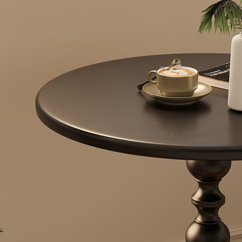 Vintage Cylinder Iron End Table