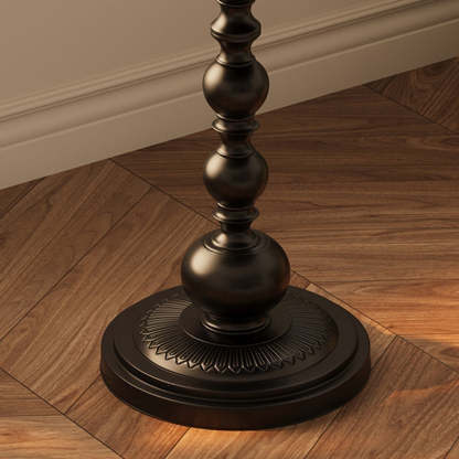 Vintage Cylinder Iron End Table