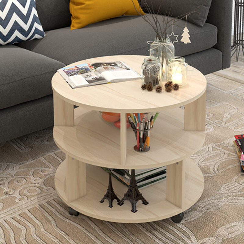 Scandinavian Column Density 3-Tier Side Table