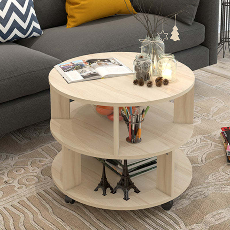 Scandinavian Column Density 3-Tier Side Table